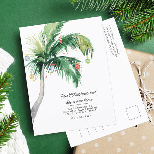 Cartão Postal De Anúncio Nós Mudamos o Natal Festa de Natal Mudando