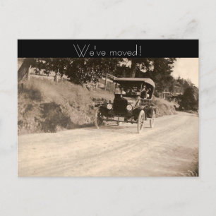 Cartão Postal De Anúncio Nós nos movemos