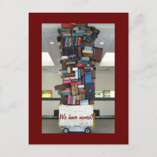 Cartão Postal De Anúncio Nós nos mudamos!