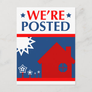 Cartão Postal De Anúncio nós postamos anúncio: pop casa