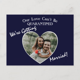 Cartão Postal De Anúncio Nós Vamos Casar Casamento Simplificado