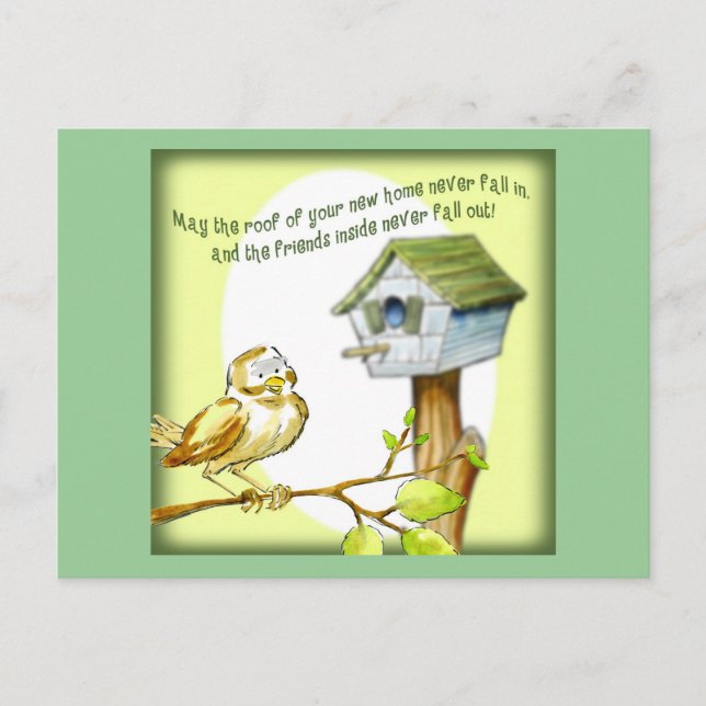 Cartão Postal De Anúncio Nova Casa (Frente)