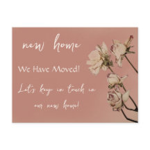 Nova Casa Moderna Nós Nos Mudamos Rosas Secas 