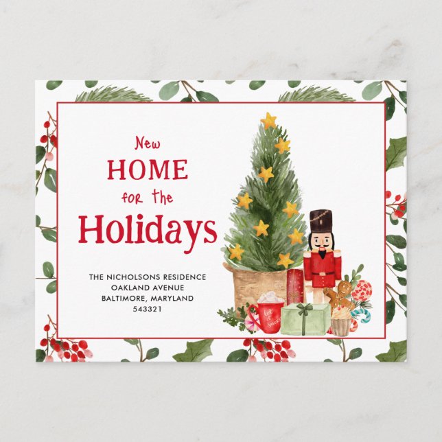 Cartão Postal De Anúncio Nova casa para o pirata noturno (Frente)