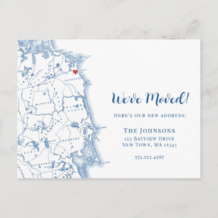 Cartão Postal De Anúncio Nova imagem local - Massachusetts Moving