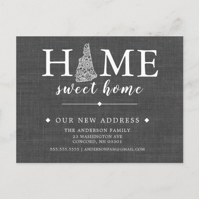 Cartão Postal De Anúncio NOVA placa de Posto de lançamento móvel HAMPSHIRE (Frente)