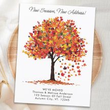 Nova Temporada Novo Endereço Outono Mudamos