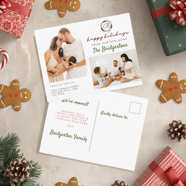 Cartão Postal De Anúncio Nova Terra natalíciaDois Movimentos da Família Fot (Criador carregado)