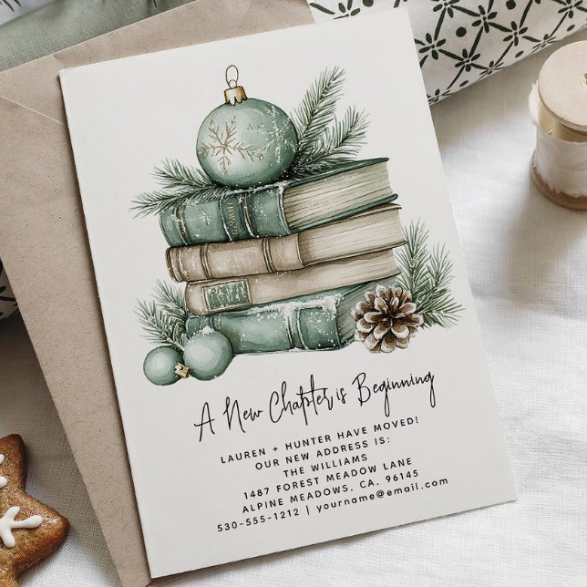 Cartão Postal De Anúncio Novo Capítulo de Inverno Está Começando Aquarela F (Criador carregado)