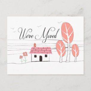 Cartão Postal De Anúncio Novo Cartão de Posto Móvel de Notificação Residenc