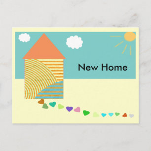 Cartão Postal De Anúncio Novo Cartão-postal de lançamento doméstico