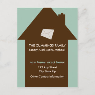 Cartão Postal De Anúncio Novo Cartão-postal Home Sweet Home