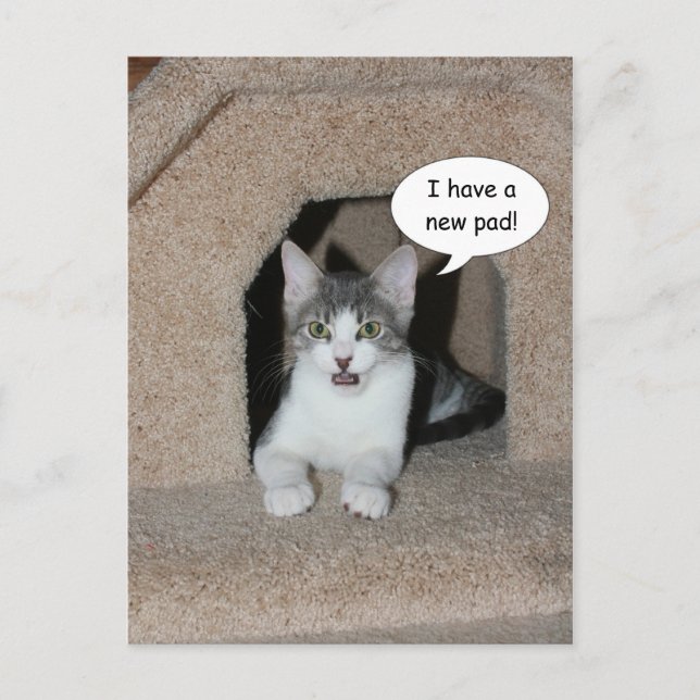 Cartão Postal De Anúncio Novo Endereço (Frente)