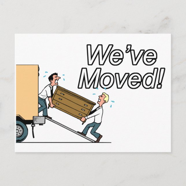 Cartão Postal De Anúncio Novo Endereço (Frente)