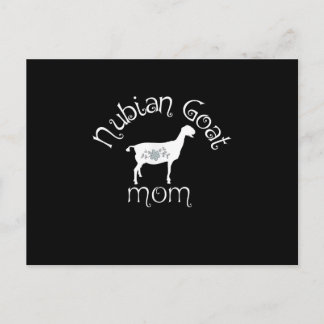 Cartão Postal De Anúncio Nubian Goat Mãe Gift