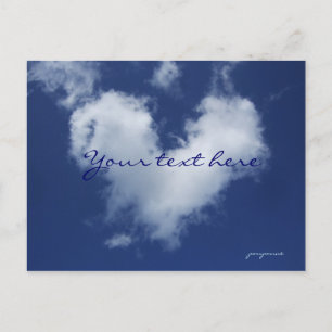 Cartão Postal De Anúncio nuvem bonita