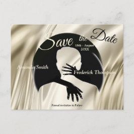 Cartão Postal De Anúncio O amor é tudo o que existe Datas para Salvar