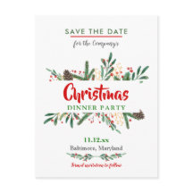 O azevinho sae da festa natalícia do comensal de