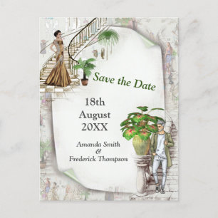 Cartão Postal De Anúncio O designer da moda