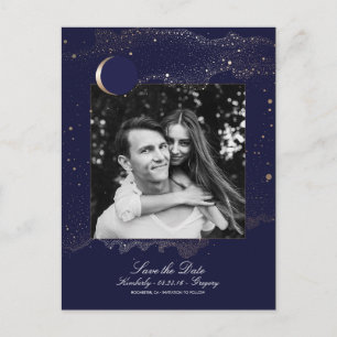 Cartão Postal De Anúncio O Marinho das estrelas noturnas e a fotografia Dou