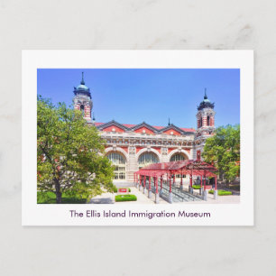 Cartão Postal De Anúncio O Museu de Imigração da Ilha Ellis