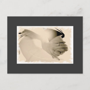 Cartão Postal De Anúncio o noivado