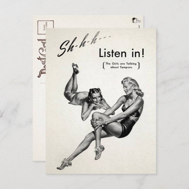 Cartão postal de anúncio Odd Vintage  (Frente/Verso)