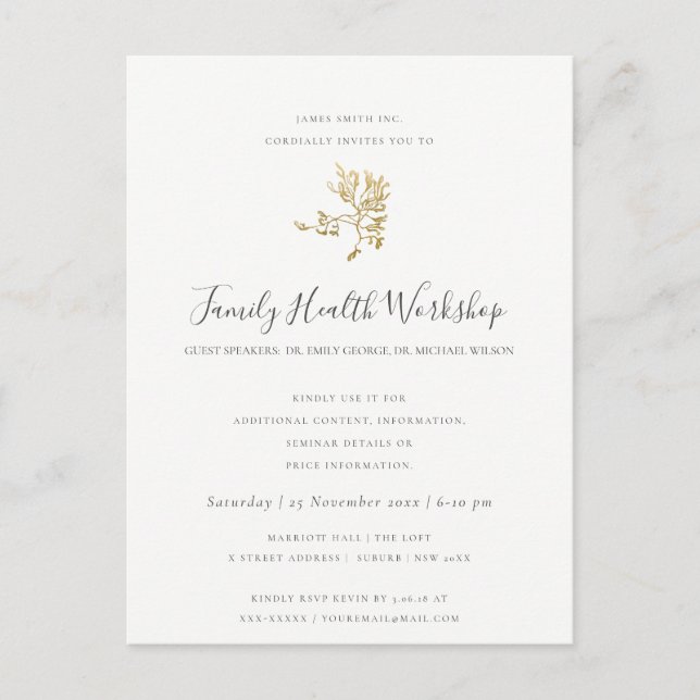 CARTÃO POSTAL DE ANÚNCIO OFICINA DE TRABALHO COM EUCALIPTO ROSA KRAFT ROSAD (Frente)