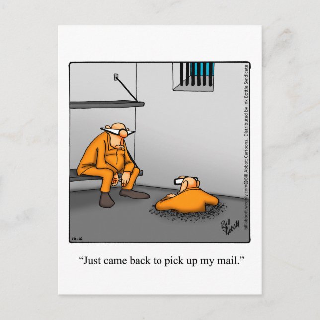 Cartão Postal De Anúncio Olá, Humor Postcard (Frente)