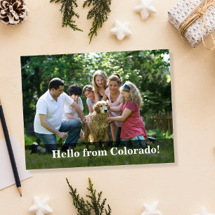 Cartão Postal De Anúncio Olá Vizinho Editável, Novo Endereço, introdução
