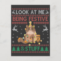 Olhe para Mim Sendo Festivo & Coisas Gato de Natal