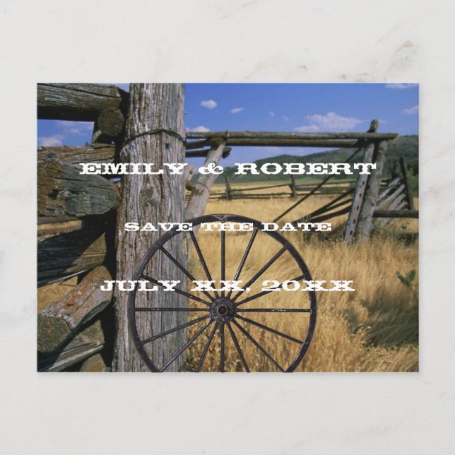 Cartão Postal De Anúncio País Russo Salve o Cartão-Postal de Data (Frente)