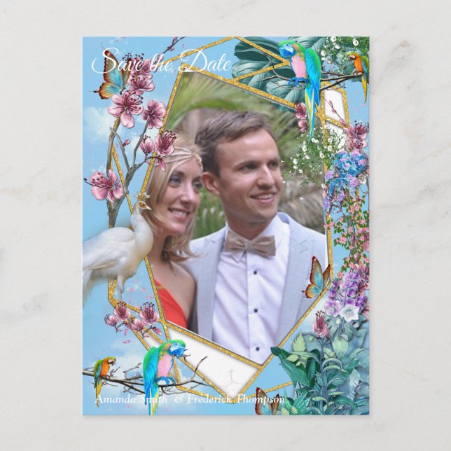 Cartão Postal De Anúncio Paisagem Surreal Tropical (Frente)