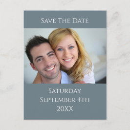 Cartão Postal De Anúncio Palmas de Aquarela e Casamento com Chata