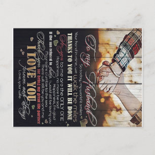 Cartão Postal De Anúncio Para o meu marido presente   Carta Para Ele  