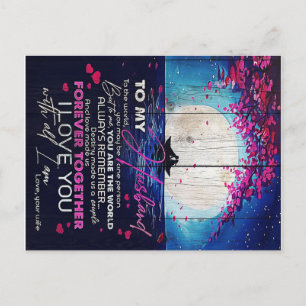 Cartão Postal De Anúncio Para o meu marido, Presente de Aniversário   Cart