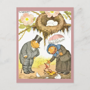 Cartão Postal De Anúncio Pássaro de bebê novo