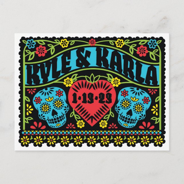 Cartão Postal De Anúncio Peles de Açúcar Salva Cartão-postal Data (Frente)