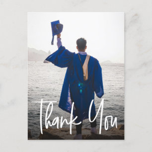 Cartão Postal De Anúncio Personalização de Graduação de Fotos Vertical Mode