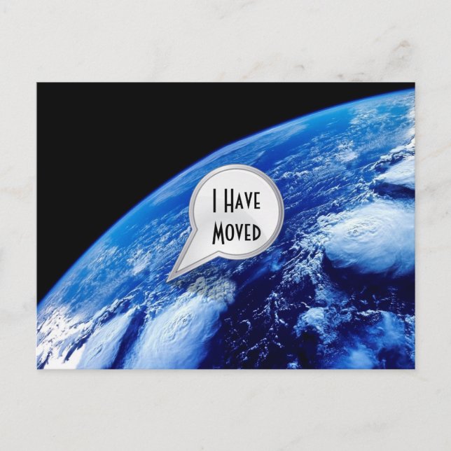 Cartão Postal De Anúncio Personalizado, Movimentei o Cartão-Postal (Frente)