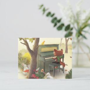 Cartão Postal De Anúncio Pianista do Bosque
