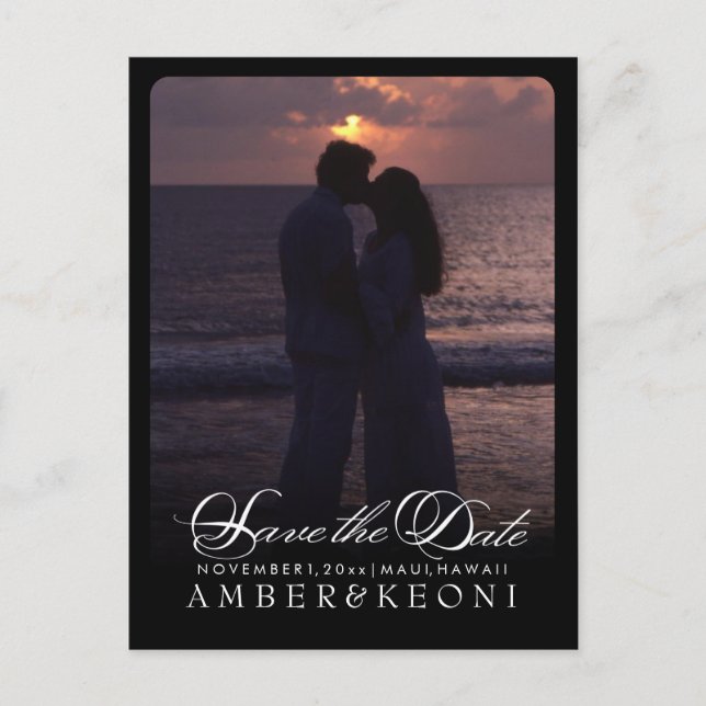 Cartão Postal De Anúncio PixDezines Salve o Script Data/Rico (Frente)