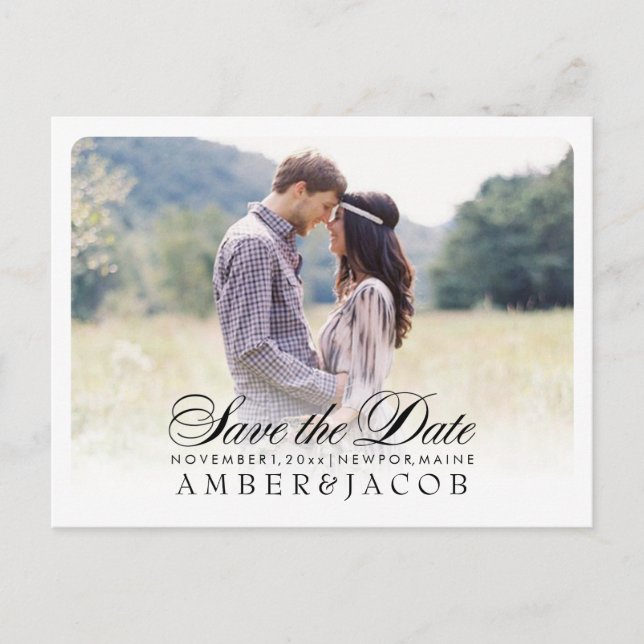 Cartão Postal De Anúncio PixDezines Salve o Script Data/Rico (Frente)