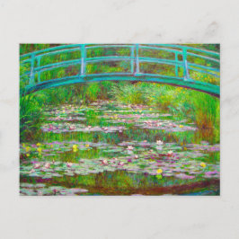 Cartão Postal De Anúncio Ponte Japonesa e Lírios Aquáticos de Monet