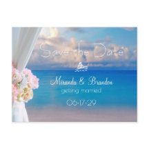 Pôr do Sol de Verão na Praia Floral Elegante Salva