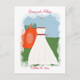 Cartão Postal De Anúncio Postais de Save The Date Casamento, A Princesa Pro