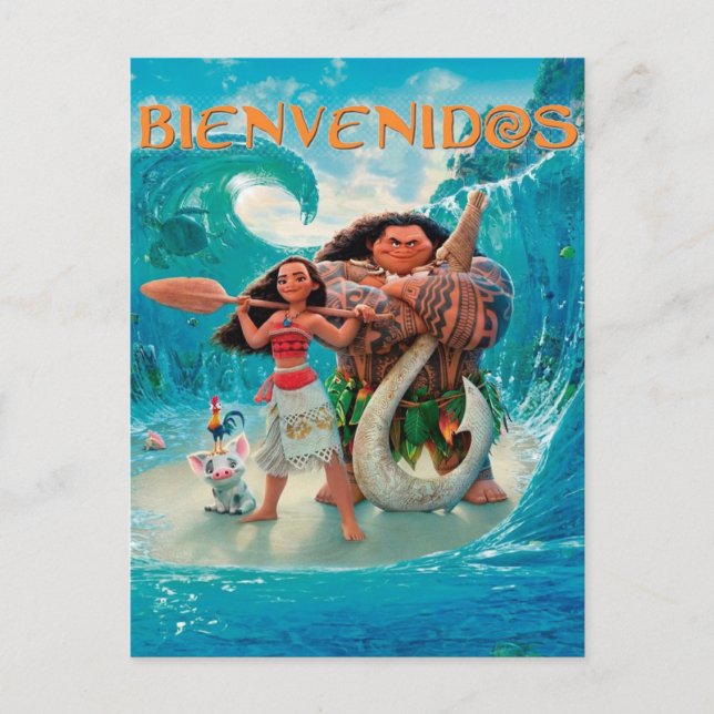 Cartão Postal De Anúncio Poster bienvenida Mohana (Frente)