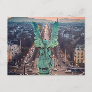 Cartão Postal De Anúncio Praça dos Heróis  