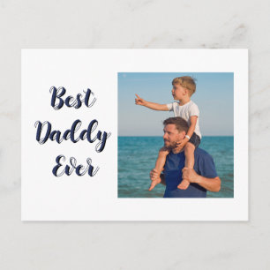 Cartão Postal De Anúncio Presentes de Foto para o Papai Adesivo