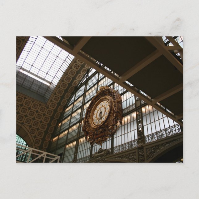 Cartão Postal De Anúncio Pulso de disparo em grande salão (Frente)